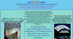 Desktop Screenshot of getmadd.com